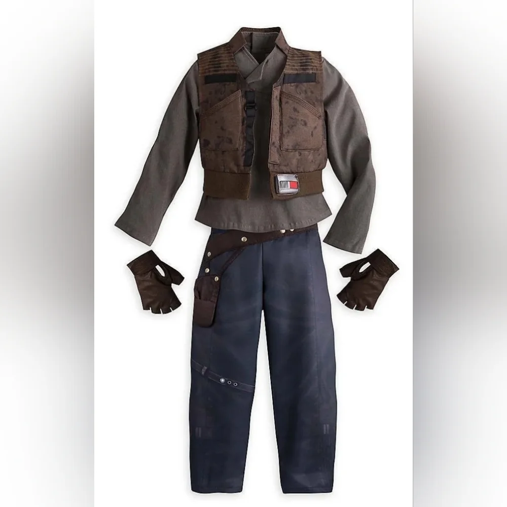 Disney Store Original Star Wars 5pc Sergeant Jyn Erso Costume For Girls NWT - Picture 3 of 7